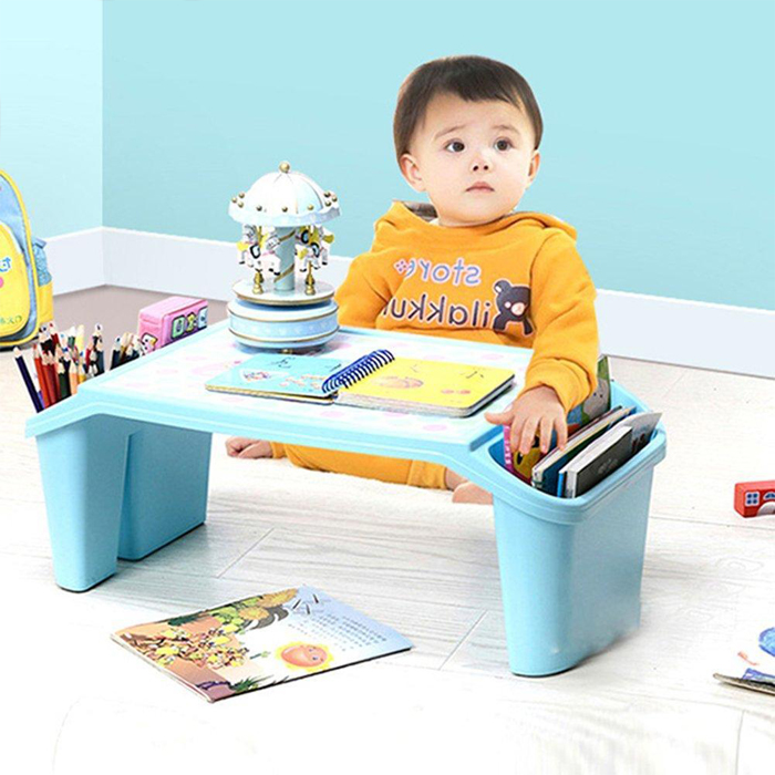 Children's Study Table Baby Snack Table Storage Box, Writing Plastic Table