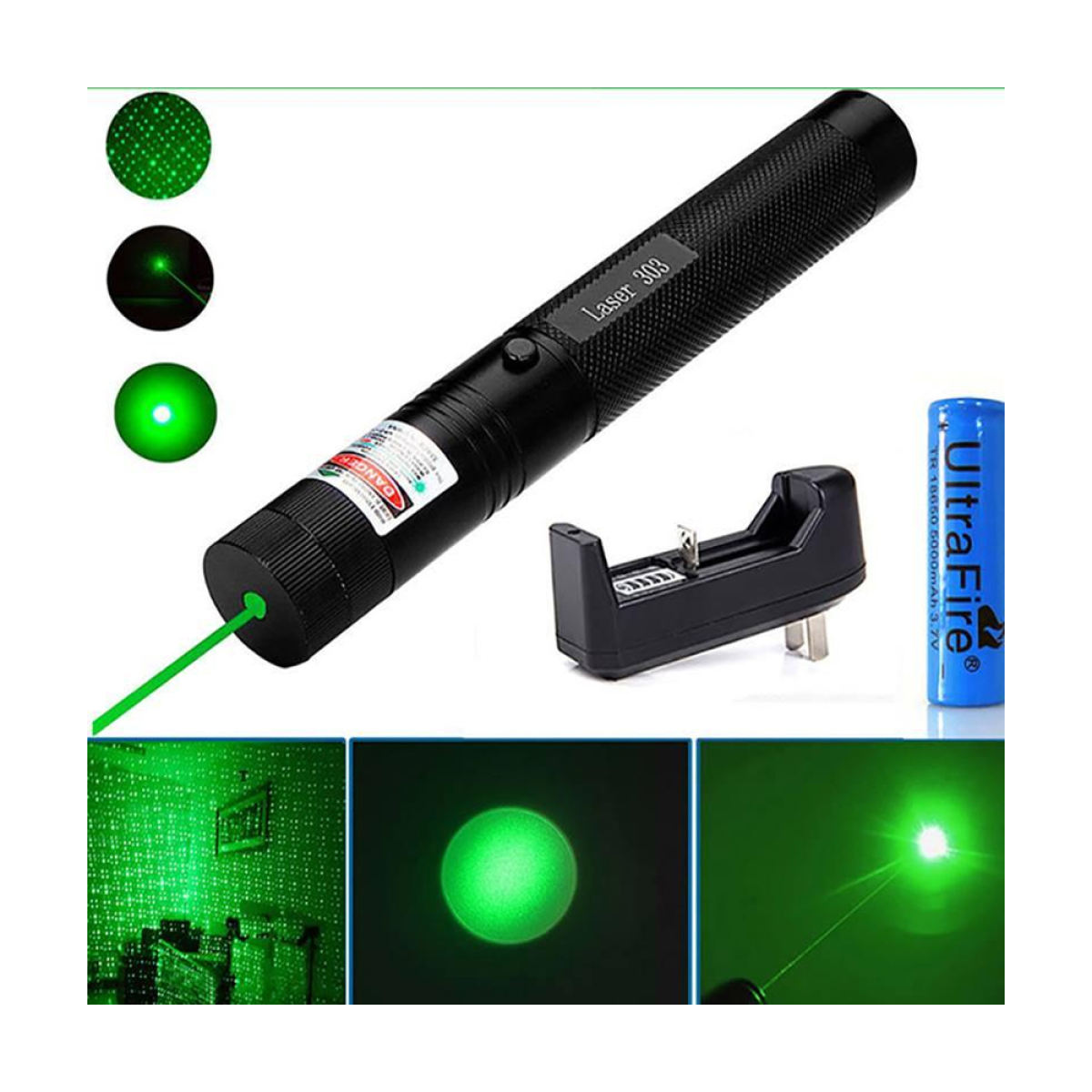 Laser Pointer light and Target Light Green 2 In 1