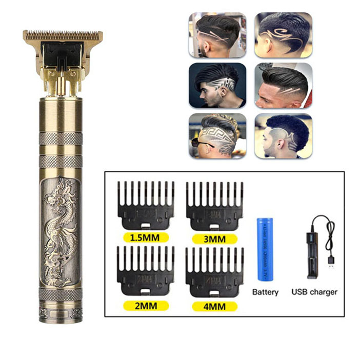 T9 Rechargeable Professional Hair Clipper Hair Cutting Machine Trimmer