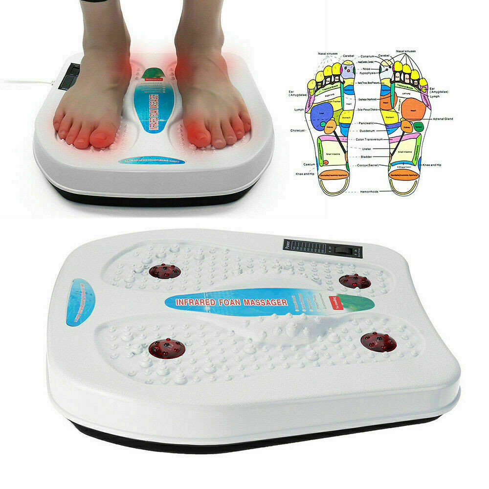 Electric Magnetic Heating Therapy Far Infrared Foot Roller Massager Vibration