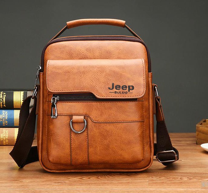 JEEP BULUO Man's Crossbody Shoulder Bag Backpack For Men