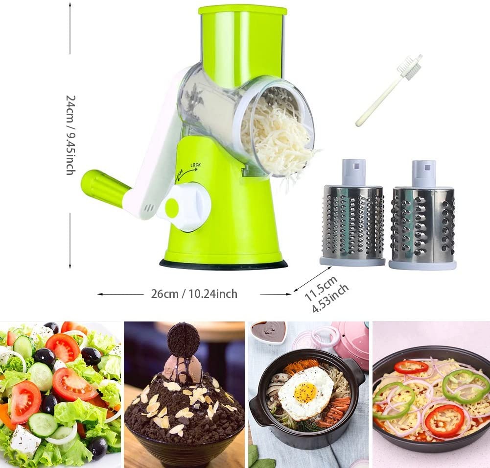 Manual Cheese Rotary Grater Slicer