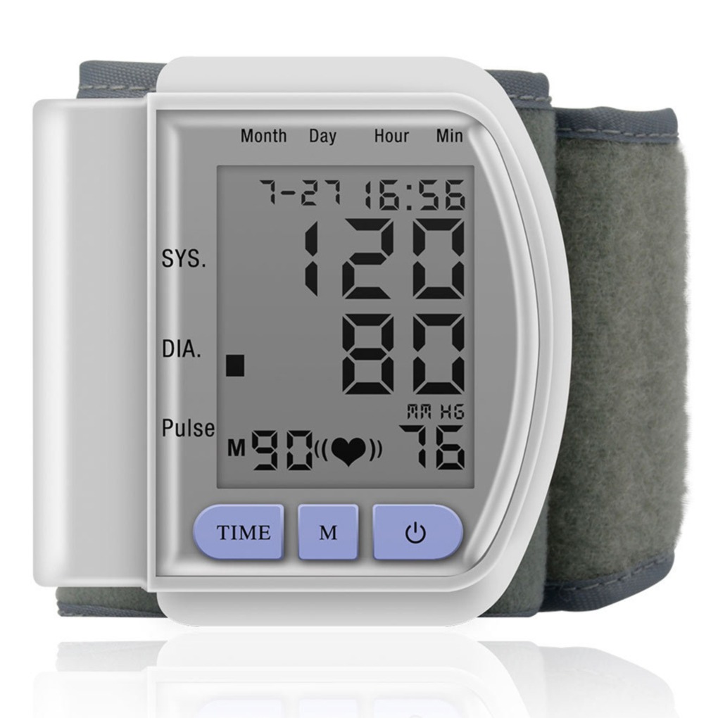 Digital LCD Wrist Blood Pressure Monitor