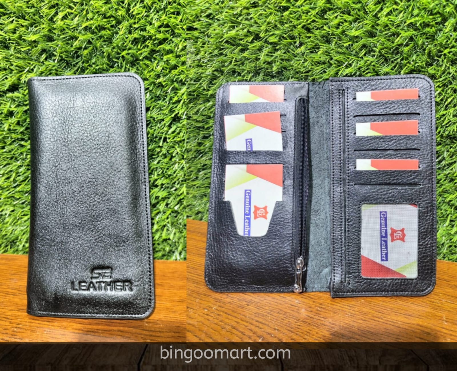 100% Pure Leather Long Wallet