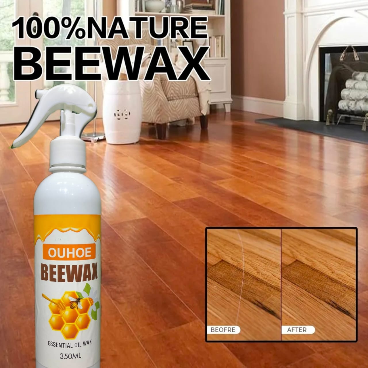 Beewax Wood Polish Spray- 350g