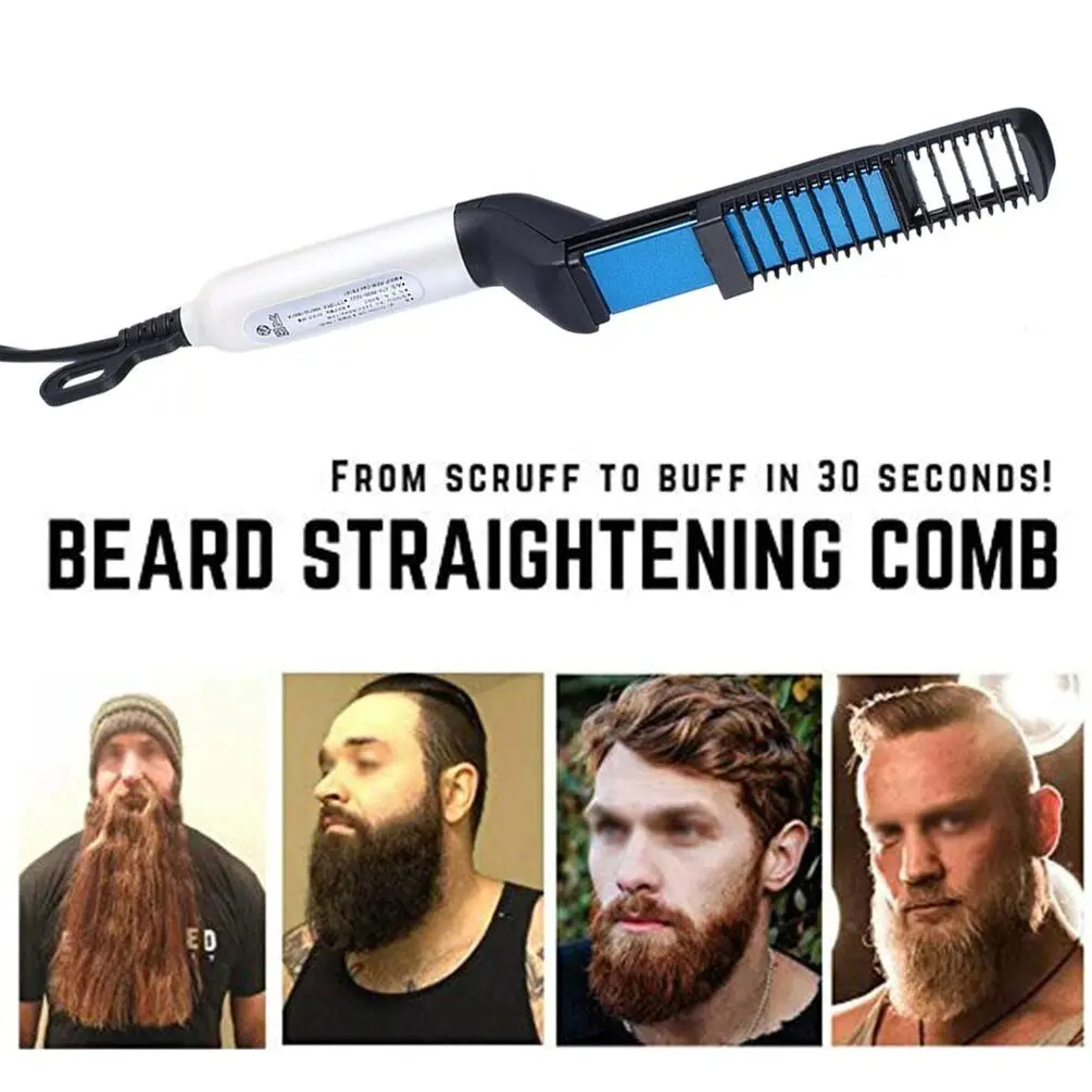 Modelling Comb Men Beard and Hair Quick Straightener Curling Straightener - Product Image 3