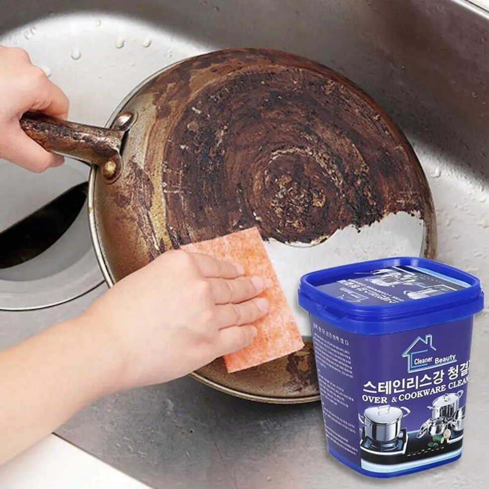 Powerful Stainless Steel Cookware Cleaning Paste Household Kitchen Cleaner - Product Image 4