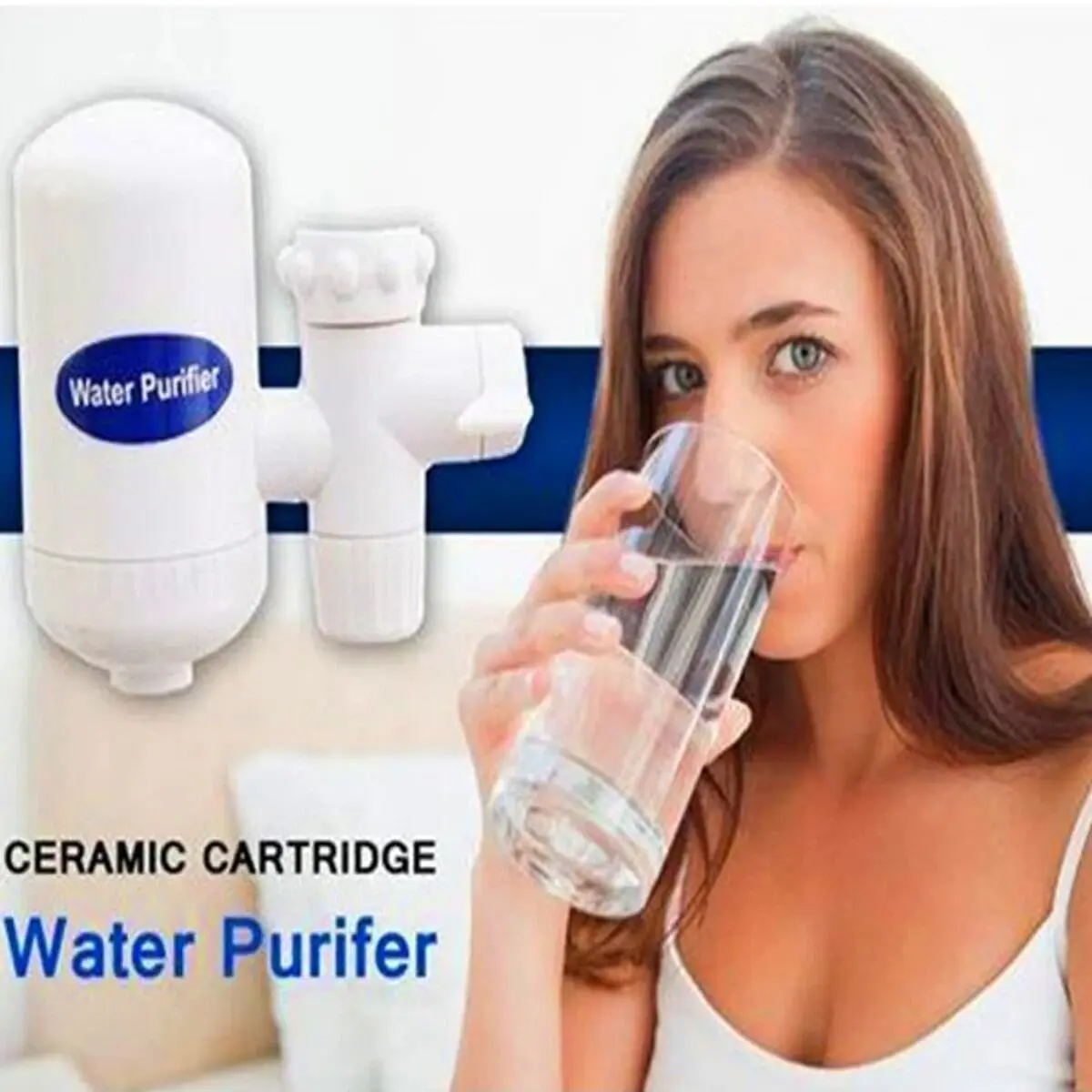 Water Purifier Tap Faucet Water Filter Purifier Cartridge - Product Image 1
