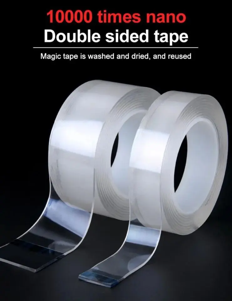 135m Nano Tape Double-Sided Adhesive Tape Traceless Waterproof Tape For Bathroom Kitchen Sink Tap Gel Sticker - Product Image 1
