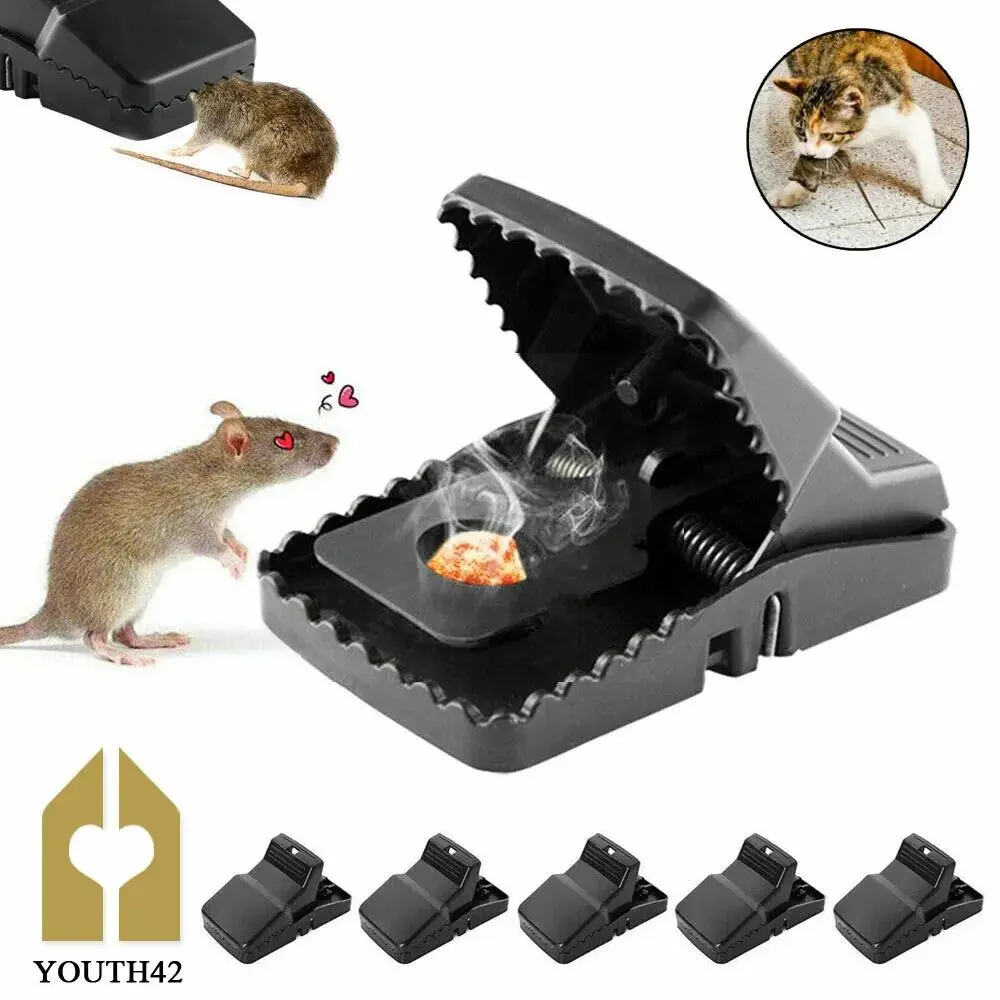 2pcs Mouse Trap Mouse Finger Live Trap Rat trap Black - Product Image 3