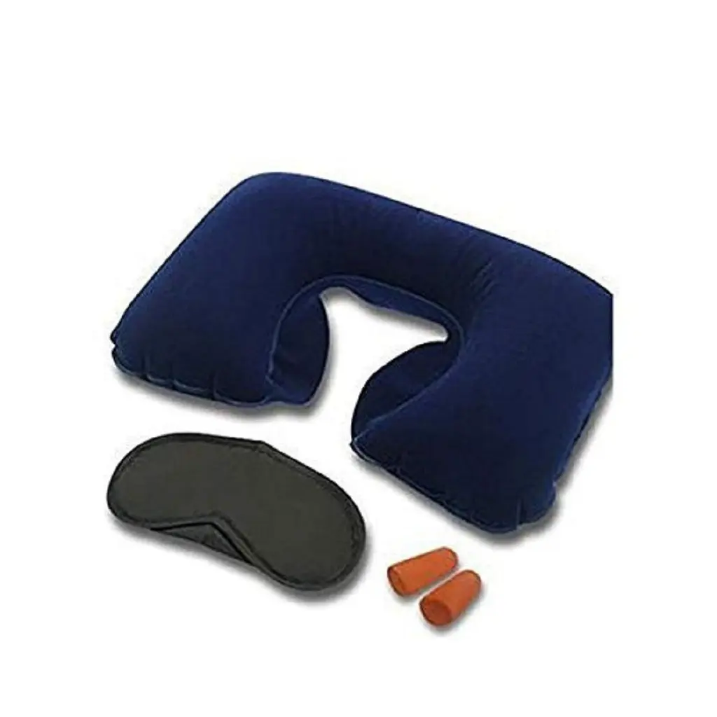 3 In 1 Premium Travel Neck Pillow - Multicolor - Product Image 1