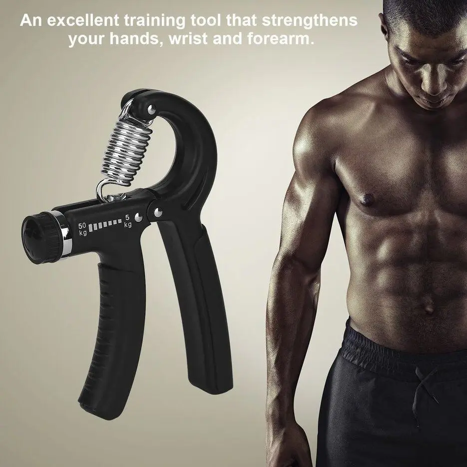 Hand Gripper Gym Expander Fitness Hand Grip Dynamometer Finger Heavy Exerciser Strength for Muscle Recovery Hand Trainer