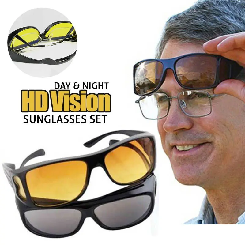2 In 1 Night vision sunglass for driving- 2 Pcs - Product Image 3