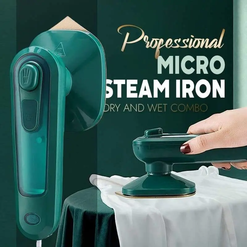 Mini Garment Steamer Handheld Wet Dry Steam Iron Portable Ironing Steamer Machine For Home - Product Image 2