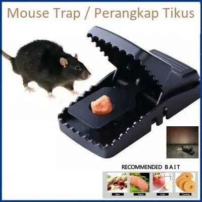 2pcs Mouse Trap Mouse Finger Live Trap Rat trap Black