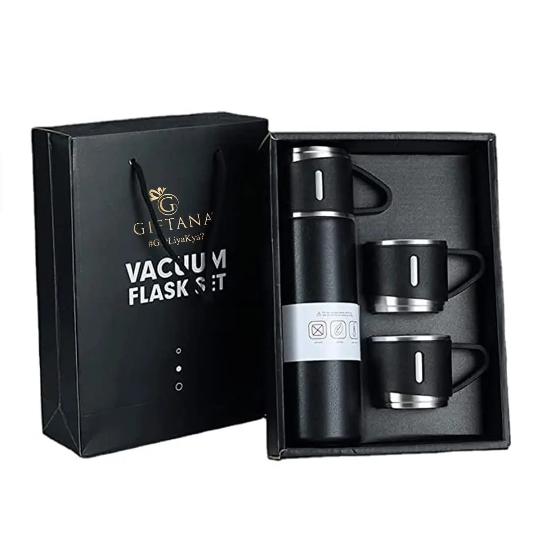 Double-layer Stainless Steel Thermal Coffee Tumbler Business Travel Water Bottle Tea Infuser Bottle With Portable Water Cup-500 Ml - Product Image 2