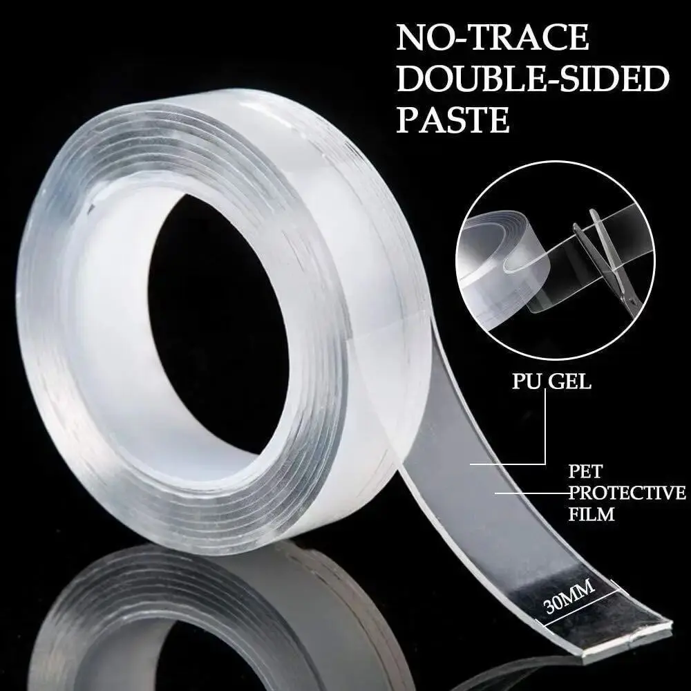 135m Nano Tape Double-Sided Adhesive Tape Traceless Waterproof Tape For Bathroom Kitchen Sink Tap Gel Sticker - Product Image 2