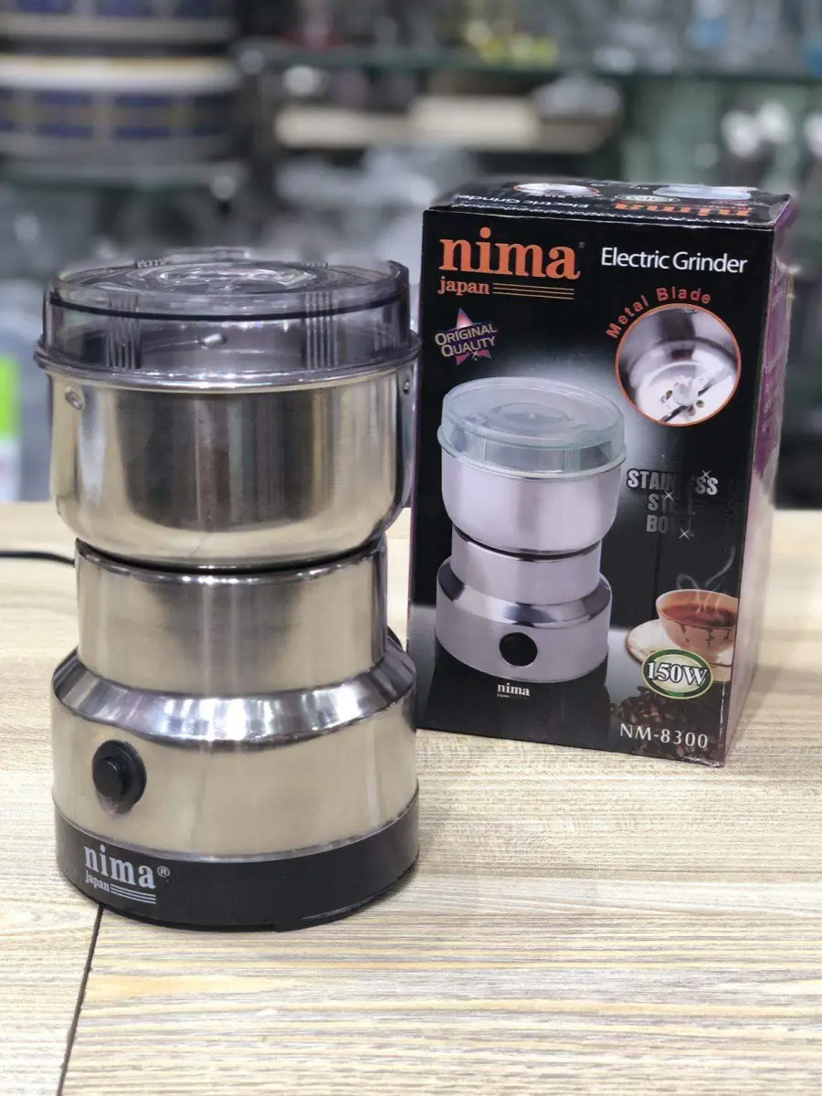 Nima Portable Electric Grinder Stainless Steel Food Preparation Small Kitchen Appliances