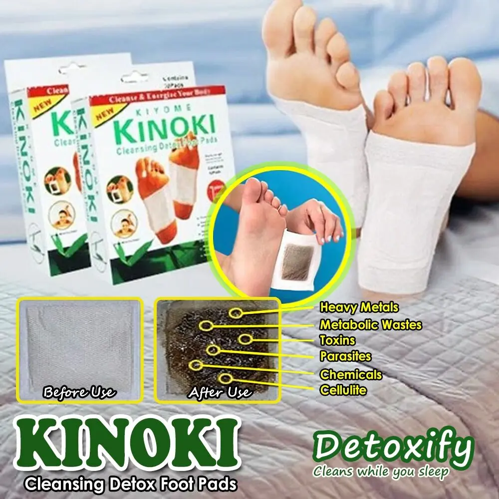 10 Pads-Kinoki Cleansing Detox Foot Pad - Product Image 4